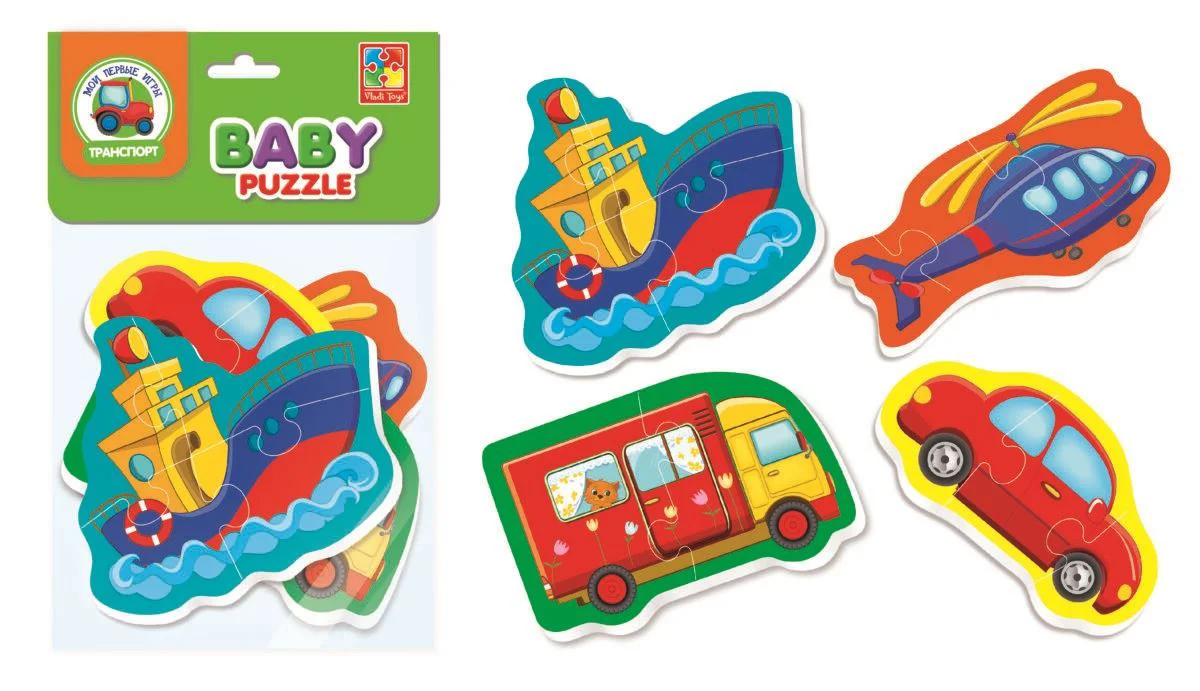 Puzzle Baby Vladi Toys Transport foto