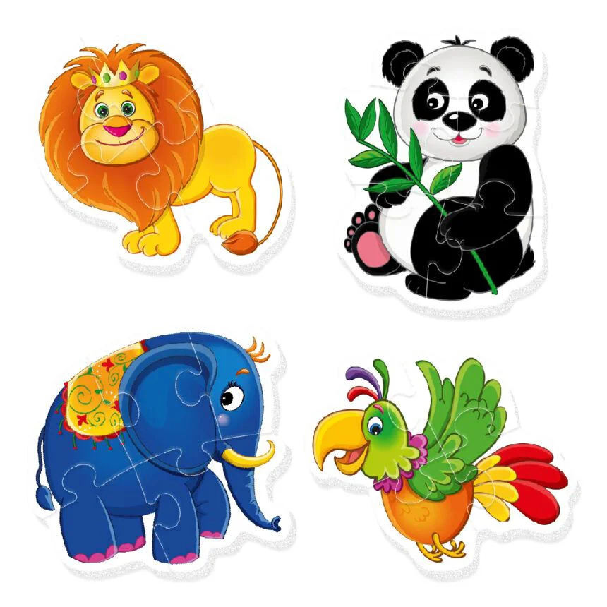 Puzzle Baby Vladi Toys Animale de la Zoo foto