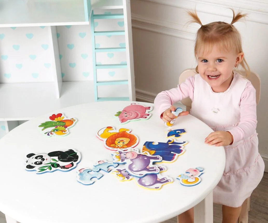 Puzzle Baby Vladi Toys Animale de la Zoo foto