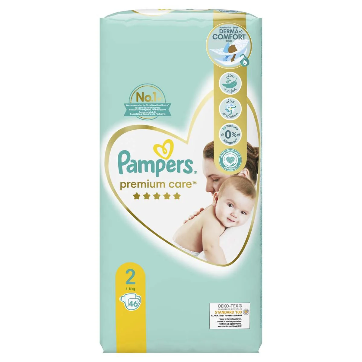 Scutece Pampers Premium Care 2 Mini (4-8 kg), 46 buc. foto