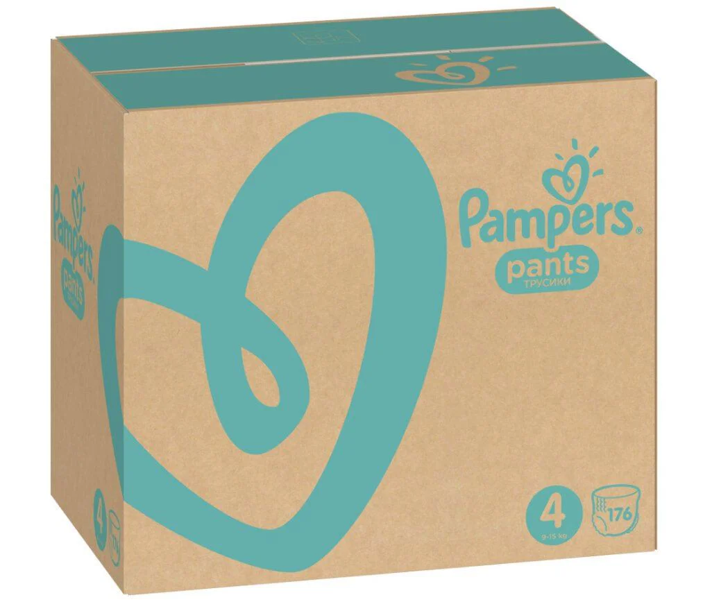 Chilotei Pampers Pants Unisex 4 XXL Box (9-15 kg), 176 buc.