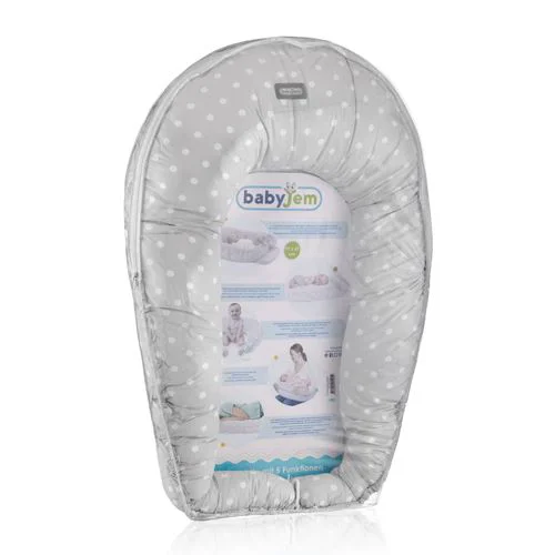 Бебинест 5 в 1 BabyJem Grey foto