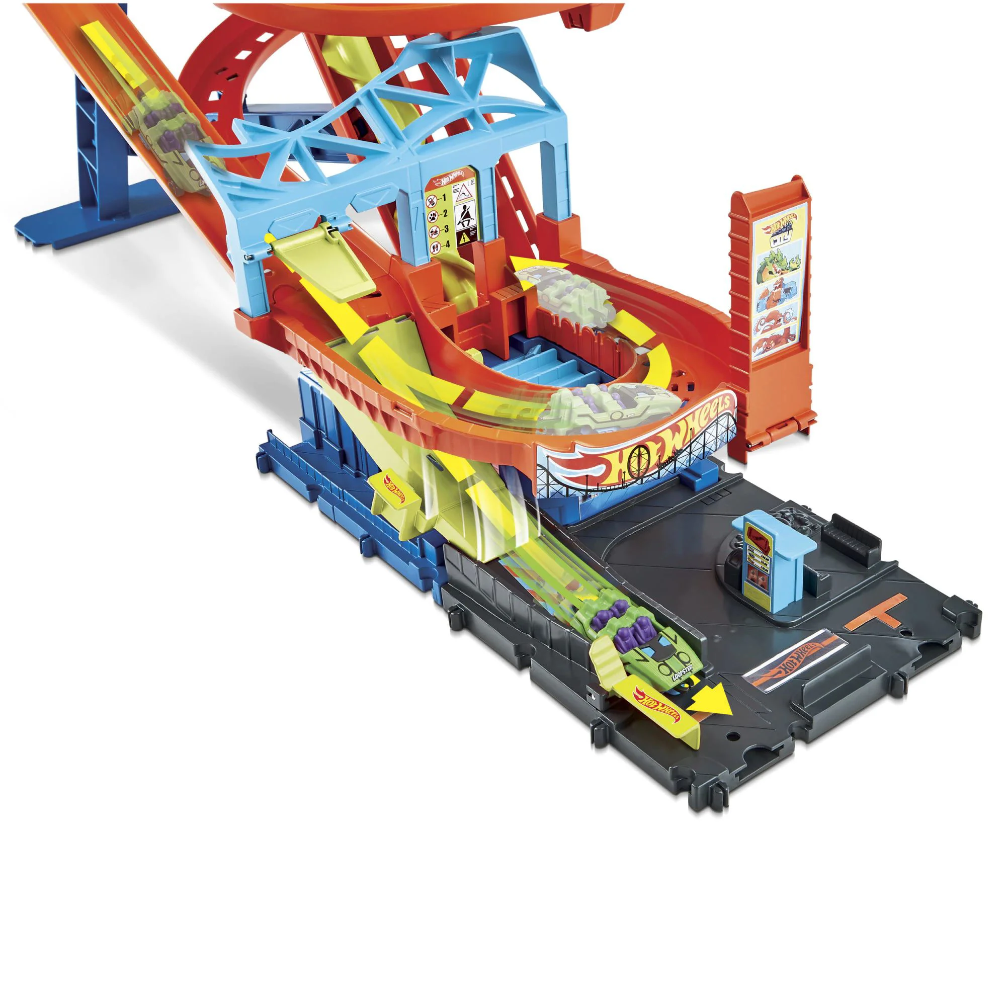 Set de joaca Hot Wheels Pista Roller Coaster