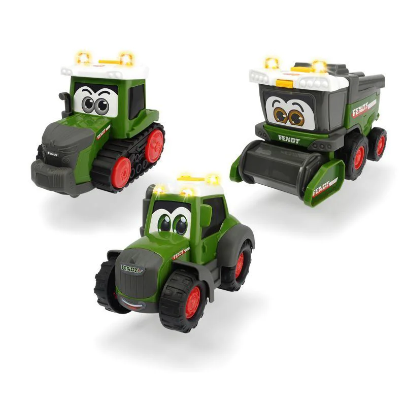 Masinuta Dickie Happy Fend Team, Tractor, 16 cm foto