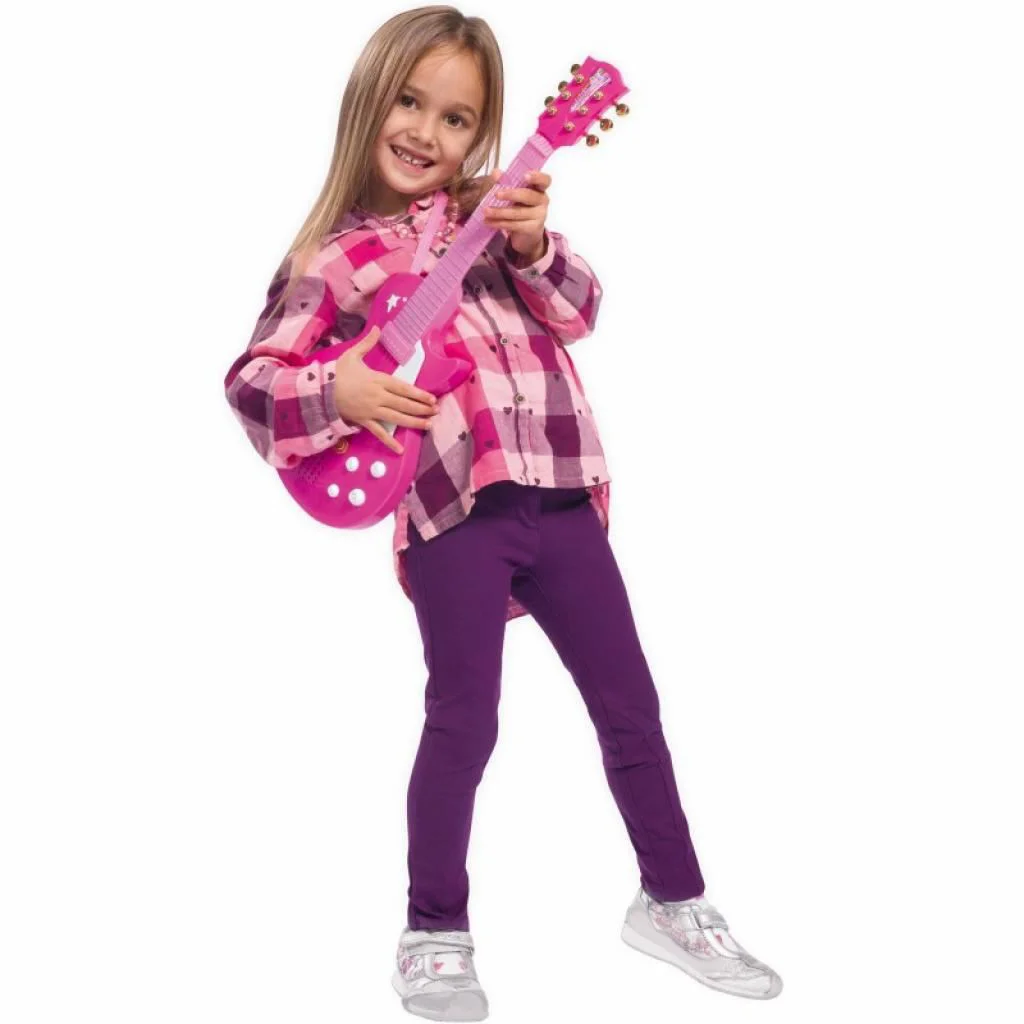 Jucarie Simba Chitara electronica, cu corzi metalice, 56 cm foto