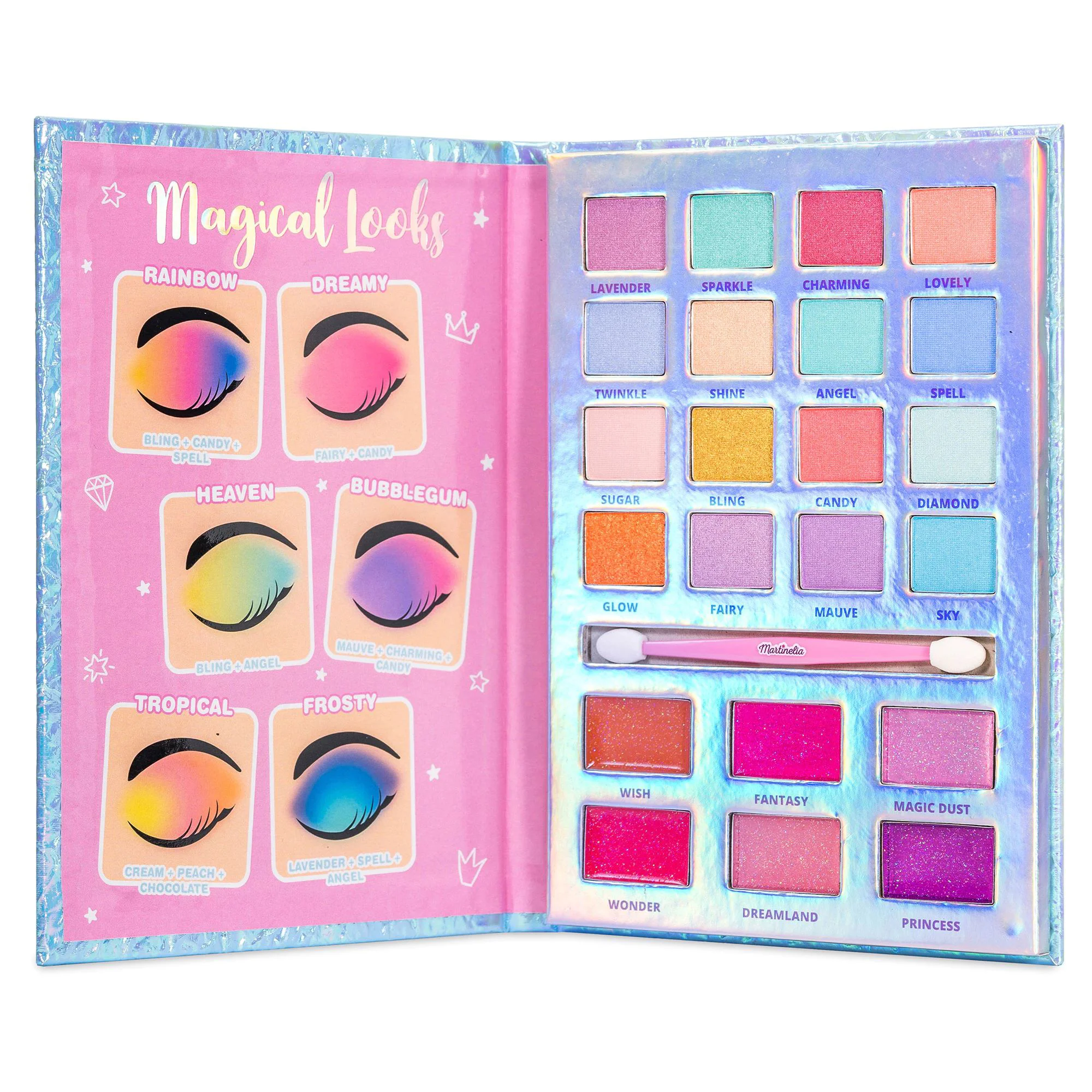 Paleta de machiaj Martinelia de tip agenda, Unicorn Magical Looks foto