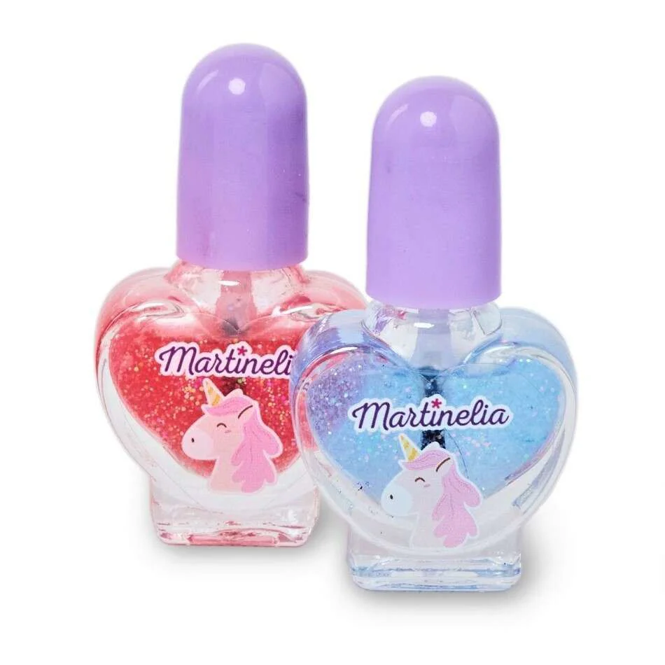 Set de frumusete Martinelia Little Unicorn, 5 lacuri de unghii si 2 luciu de buze foto