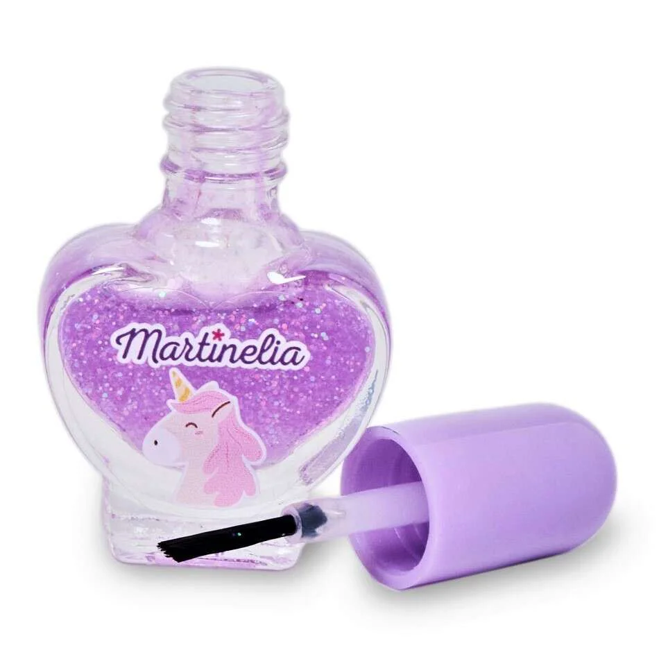 Set de frumusete Martinelia Little Unicorn, 5 lacuri de unghii si 2 luciu de buze foto