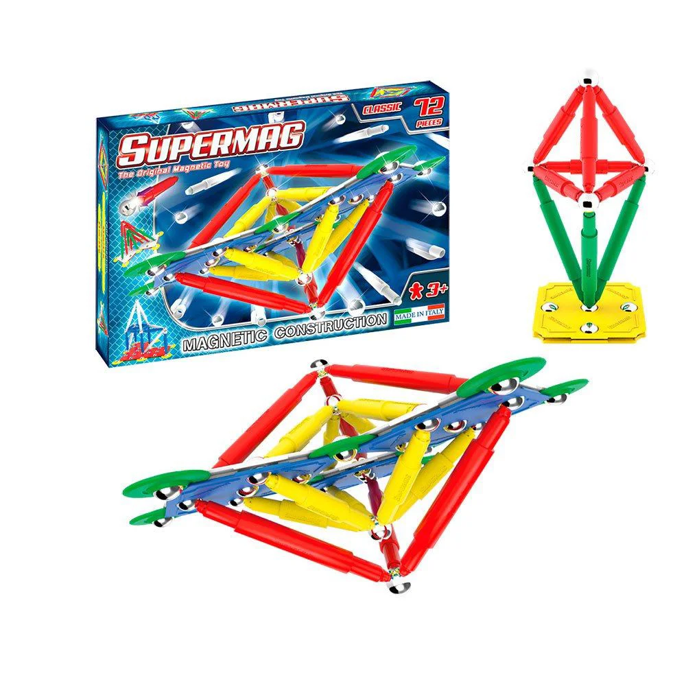 Магнитный конструктор Supermag Classic Primary, 72 шт.