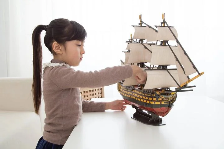 Puzzle 3D CubicFun HMS Victory, 189 piese