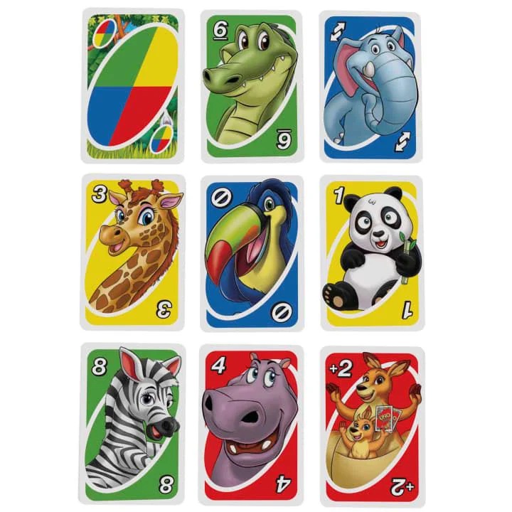 Игра карточная Mattel UNO Джуниор 2.0