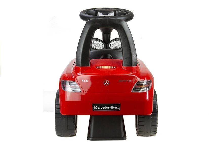 Masina tolocar LEANTOYS Mercedes-Benz culoare rosie foto