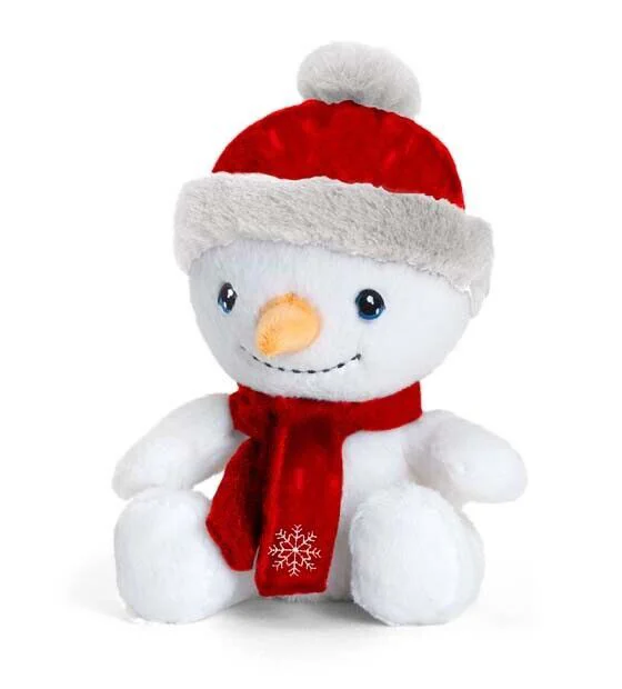 Jucarie de plus Keeleco Christmas Beanies, 14 cm (6 tipuri) foto