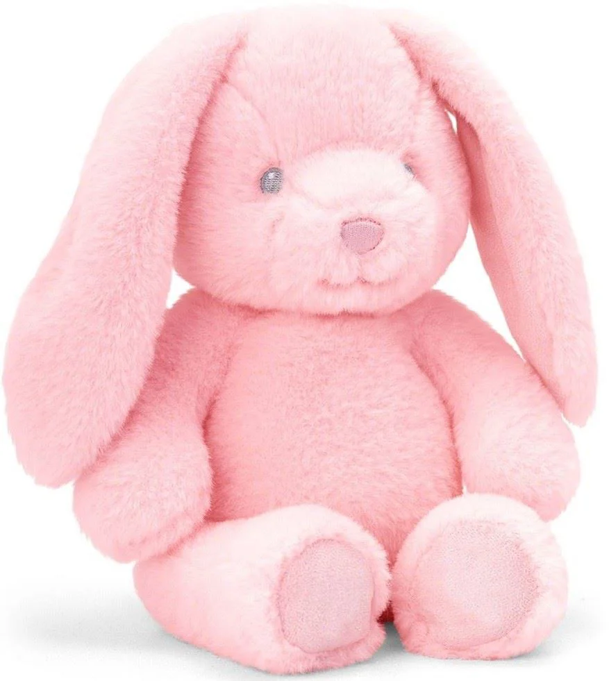 Jucarie de plus Keeleco Iepuras Baby Girl, 16 cm foto