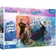 Puzzle Trefl Disney Frozen, Descopera lumea lui Frozen, 160 piese XL foto