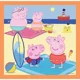 Puzzle Trefl 3 in 1 Inventiva Purcelusa Peppa foto