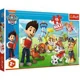 Puzzle Trefl Funny Paw Patrol, 15 Maxi piese foto