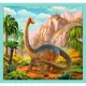 Puzzles Trefl 10 in 1 Lumea dinozaurilor foto