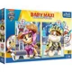 Puzzles Trefl Baby Maxi Fericita Patrula a catelusilor, 2 x 10 piese foto
