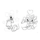 Puzzles Trefl Mickey in parcul de distractii, 24 piese Super Maxi foto