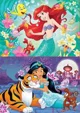 Puzzle Educa 2 in 1 Ariel si Jasmin, 48 piese foto