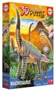 Puzzle Educa Braschiosaurus 3D, 101 piese foto