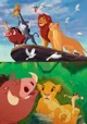 Puzzle Educa 2 in 1 Regele Leu, 2 x 48 piese foto