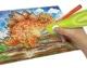 Set de colorat DinosArt cu aerograful