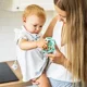 Прорезыватель силиконовый для зубов BabyOno Ortho Menta foto