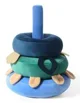 Piramida educativa moale BabyOno Dream Mill Albastru foto