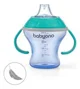 Cana cu nasuc din silicon BabyOno si sistem anti-varsare, 180ml foto
