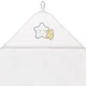 Банное полотенце для купанияс капюшоном BabyOno Белое, 85*85 см foto