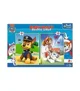 Puzzle cu doua fete Trefl Baby Patrula catelusilor, 2 x 10 piese Maxi foto