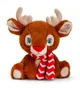 Jucarie de plus Animale cu fular Adoptable World Christmas, 16 cm foto