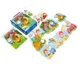 Головоломка для самых маленьких Vladi Toys Курочка Ряба, 8 штук макси