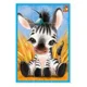 Puzzle moale Vladi Toys Zebra, A5, 12 piese