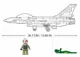 Constructor Sluban Model Bricks, F16C Falcon Fighter foto