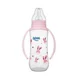 Biberon din plastic cu manere WeeBaby cu tetina din silcon (6-18 luni), 270 ml foto