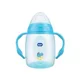 Canuta cu manere si adaptor din silicon WeeBaby (6+ luni), 250 ml foto