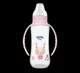 Biberon din plastic cu manere WeeBaby cu tetina din silcon (6-18 luni), 270 ml foto