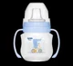 Canuta cu manere si adaptor din silicon WeeBaby (6+ luni), 125 ml foto