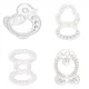 Inel gingival din silicon WeeBaby (3+ luni) foto