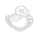 Inel gingival din silicon WeeBaby (3+ luni) foto