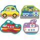 Puzzle Trefl 4 in 1 Baby Classic, Vehicule de transport, 2 piese foto