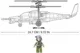 Constructor Sluban Model Bricks, Ka-50 Black Shark foto