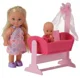 Set de joc Simba Evi Doll Cradle Steffi Love, 2 modele