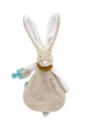 Мягкая игрушка с системой крепления пустышки BabyJem Кролик Stone foto
