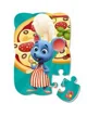 Puzzle magnetic Vladi Toys А5 Soricel, 12 piese