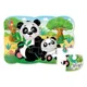 Puzzle magnetic Vladi Toys Ursi Panda А5, 12 piese
