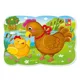 Puzzle magnetic Vladi Toys Gaina si puiul A5, 12 piese foto